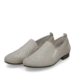 Discount Rieker Baleriny Damskie W Kolorze Jasnego Bezu