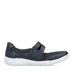 Clearance Rieker Baleriny Damskie W Kolorze Ciemnoniebieskim