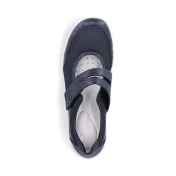 Clearance Rieker Baleriny Damskie W Kolorze Ciemnoniebieskim