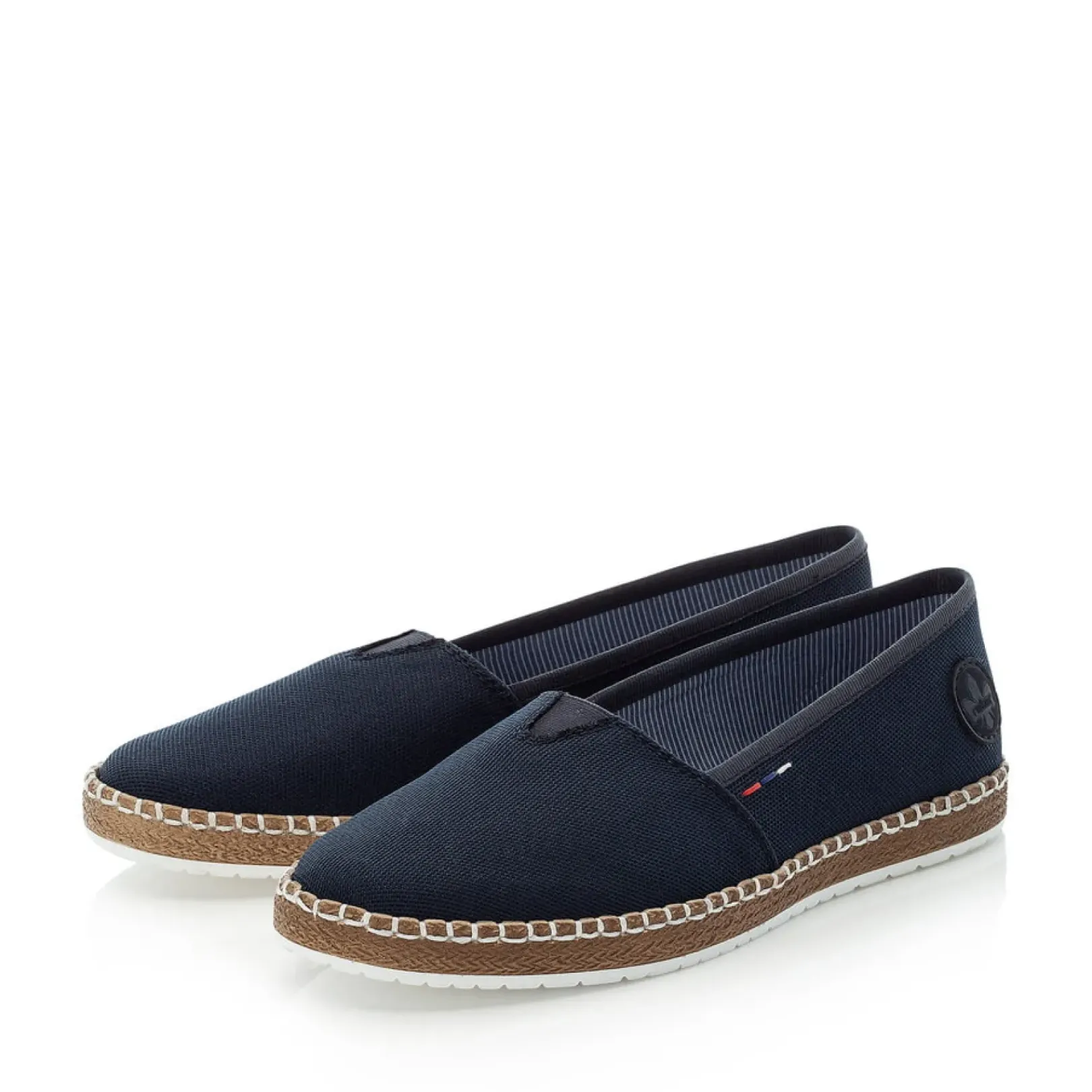 Fashion Rieker Baleriny Damskie W Kolorze Granatowym