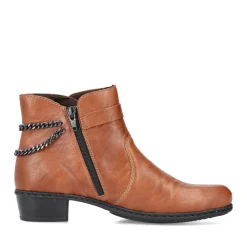 New Rieker Botki Damskie Kramell Brazowe