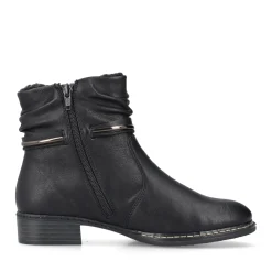 New Rieker Botki Damskie W Kolorze Nocno-Czarnym