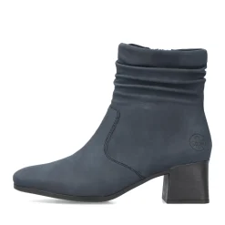 Online Rieker Botki Damskie W Kolorze Pacific Blue