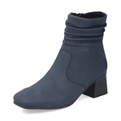 Online Rieker Botki Damskie W Kolorze Pacific Blue