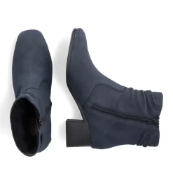 Online Rieker Botki Damskie W Kolorze Pacific Blue
