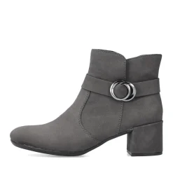 Clearance Rieker Botki Damskie W Kolorze Antracytowym