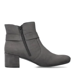 Clearance Rieker Botki Damskie W Kolorze Antracytowym
