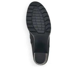 New Rieker Botki Damskie W Kolorze Kruczoczarnym