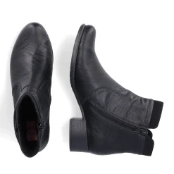 Clearance Rieker Botki Damskie W Kolorze Nocno-Czarnym