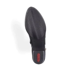 New Rieker Botki Damskie W Kolorze Kruczoczarnym