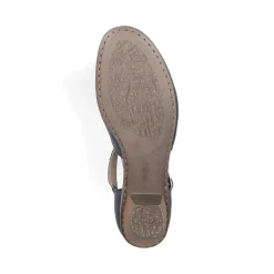 New Rieker Czolenka Damskie W Kolorze Granatowym