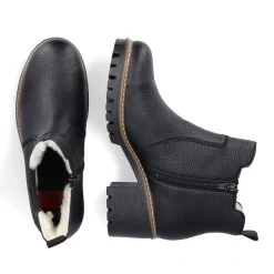 Sale Rieker Damskie Botki Chelsea, Nocne, Czarne