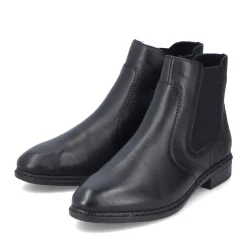 Clearance Rieker Damskie Botki Chelsea, Nocne, Czarne