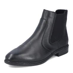 Clearance Rieker Damskie Botki Chelsea, Nocne, Czarne