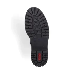 Fashion Rieker Damskie Botki Chelsea, Nocne, Czarne