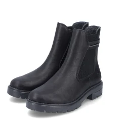 Sale Rieker Damskie Botki Chelsea, Nocne, Czarne