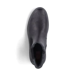 Sale Rieker Damskie Botki Chelsea, Nocne, Czarne