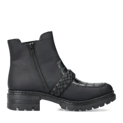 Sale Rieker Damskie Botki Chelsea, Nocne, Czarne