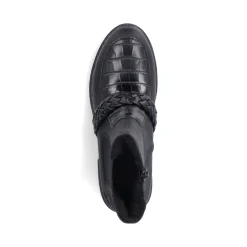 Sale Rieker Damskie Botki Chelsea, Nocne, Czarne