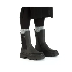 Clearance Rieker Damskie Botki Chelsea, Nocne, Czarne