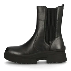 Hot Rieker Damskie Buty Chelsea W Kolorze Glebokiej Czerni