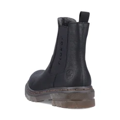 Hot Rieker Damskie Buty Chelsea , Asfaltowe, Czarne