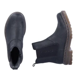 Hot Rieker Damskie Buty Chelsea , Asfaltowe, Czarne