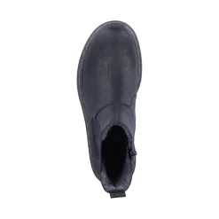 Hot Rieker Damskie Buty Chelsea , Asfaltowe, Czarne