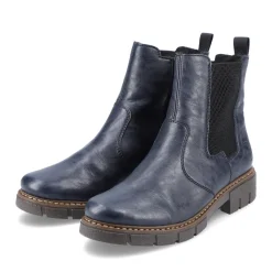 Online Rieker Damskie Buty Chelsea W Kolorze Lupkowo-Niebieskim