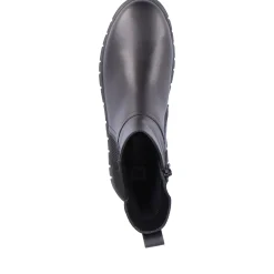 Hot Rieker Damskie Buty Chelsea W Kolorze Ciemnej Czerni
