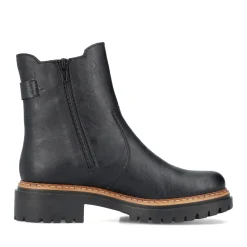 New Rieker Damskie Buty Chelsea , Asfaltowe, Czarne