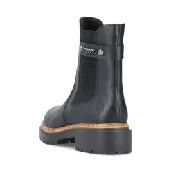 New Rieker Damskie Buty Chelsea , Asfaltowe, Czarne
