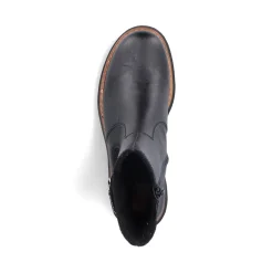New Rieker Damskie Buty Chelsea , Asfaltowe, Czarne