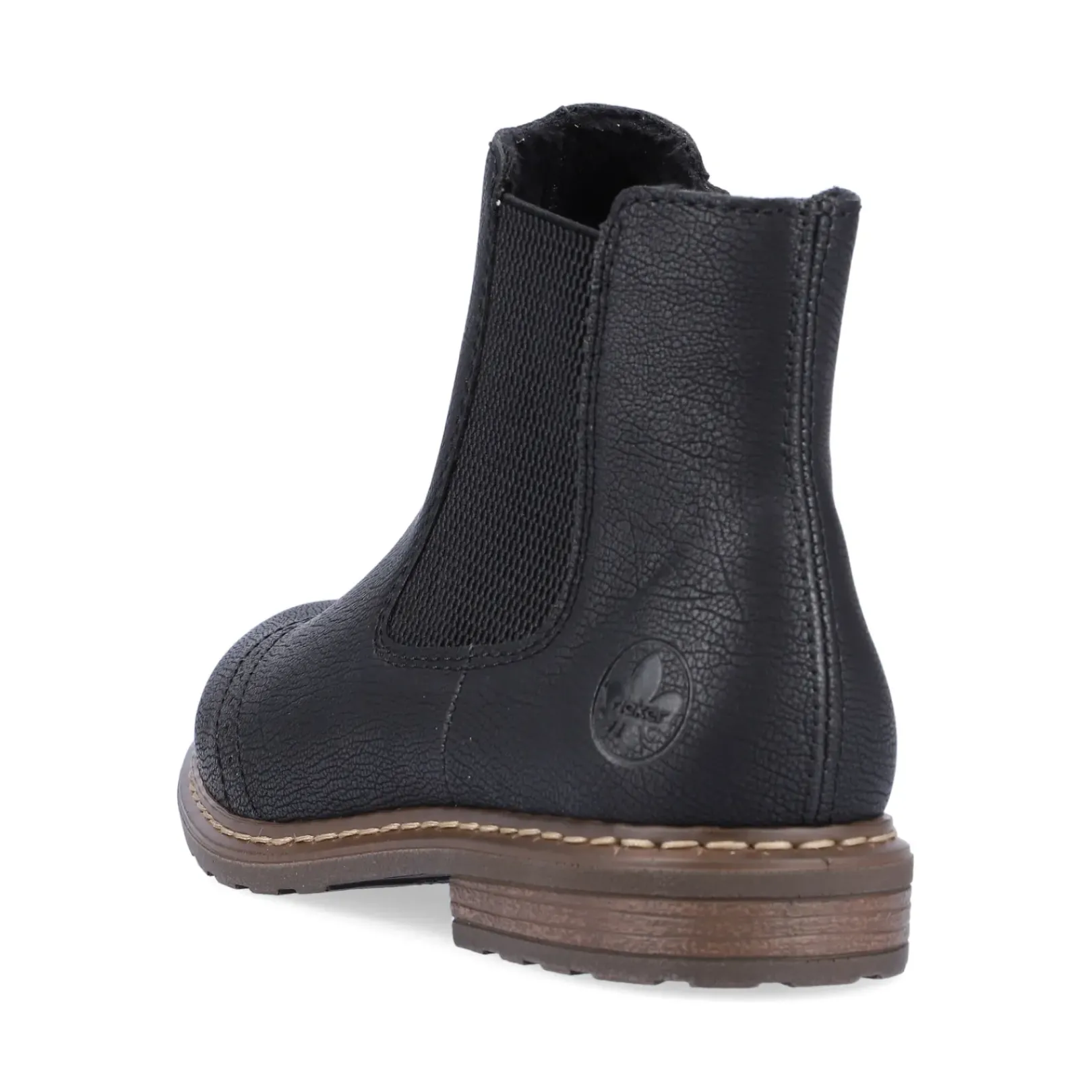 Clearance Rieker Damskie Buty Chelsea , Asfaltowe, Czarne
