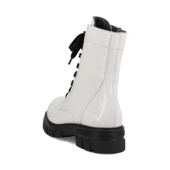 Best Rieker Damskie Buty Motocyklowe W Kolorze Czystej Bieli