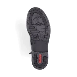 Hot Rieker Damskie Buty Motocyklowe W Kolorze Kruczoczarnym
