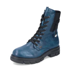 Clearance Rieker Damskie Buty Motocyklowe W Kolorze Benzyny-Czarne