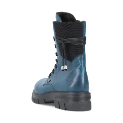 Clearance Rieker Damskie Buty Motocyklowe W Kolorze Benzyny-Czarne