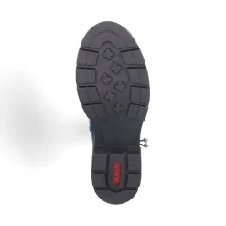 Clearance Rieker Damskie Buty Motocyklowe W Kolorze Benzyny-Czarne