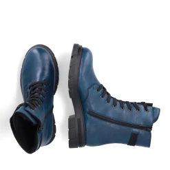 Clearance Rieker Damskie Buty Motocyklowe W Kolorze Benzyny-Czarne
