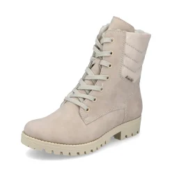 Hot Rieker Damskie Buty Motocyklowe W Kolorze Szampanskim