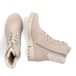 Hot Rieker Damskie Buty Motocyklowe W Kolorze Szampanskim