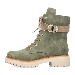 Online Rieker Damskie Buty Motocyklowe W Kolorze Zielonym