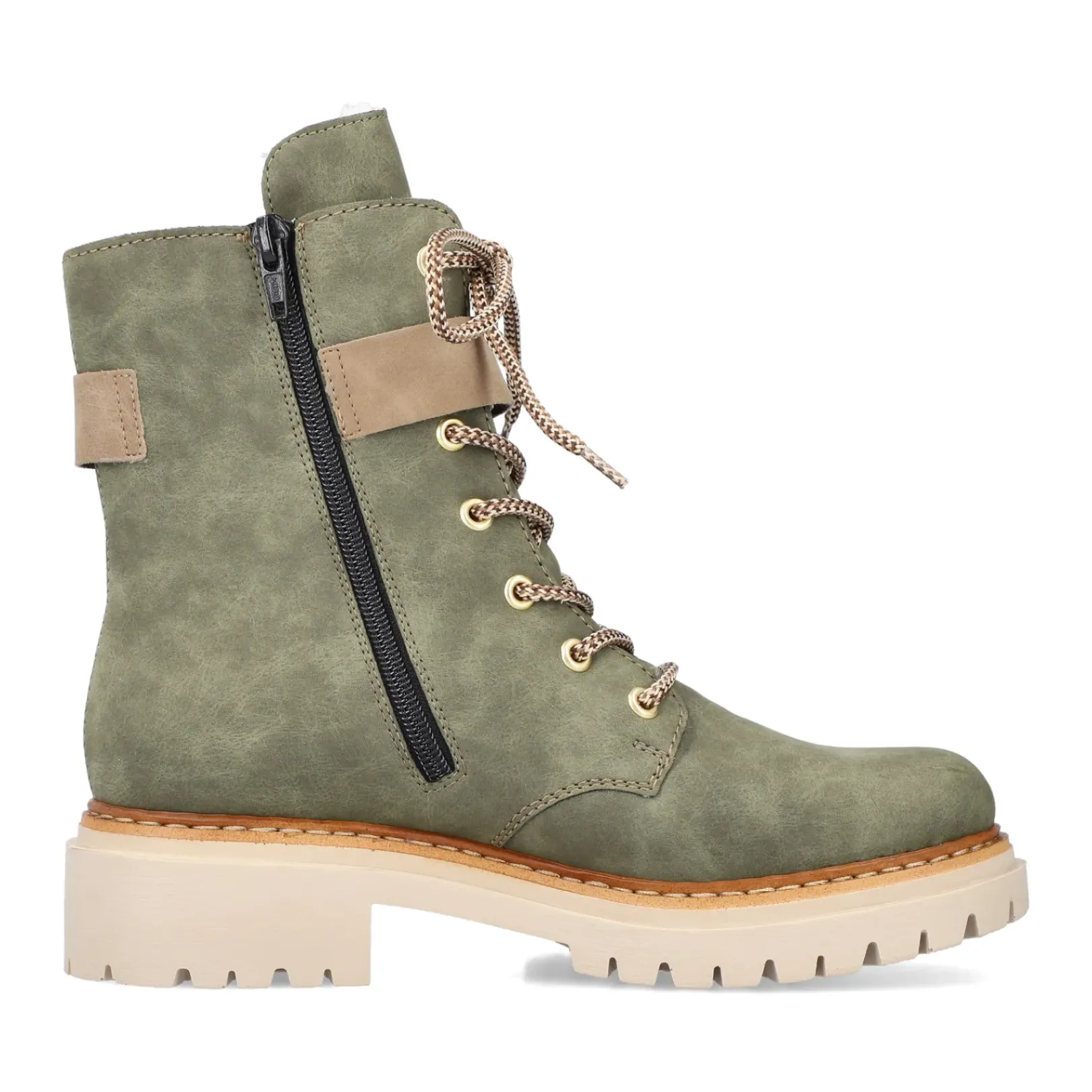 Online Rieker Damskie Buty Motocyklowe W Kolorze Zielonym