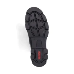 Fashion Rieker Damskie Buty Motocyklowe W Kolorze Kruczoczarnym