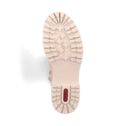 Outlet Rieker Damskie Buty Motocyklowe W Kolorze Kremowo-Bezowym