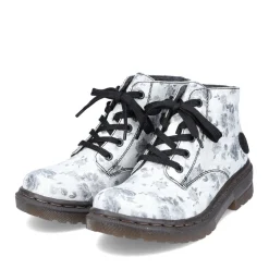 Online Rieker Damskie Buty Motocyklowe W Kolorze Srebrno-Bialym