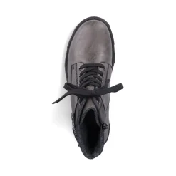Clearance Rieker Damskie Buty Motocyklowe W Kolorze Ksiezycowoszarym
