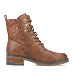 Clearance Rieker Damskie Buty Motocyklowe W Kolorze Czekoladowo-Brazowym