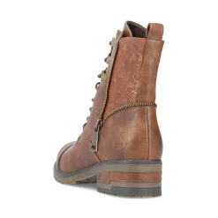 Clearance Rieker Damskie Buty Motocyklowe W Kolorze Czekoladowo-Brazowym